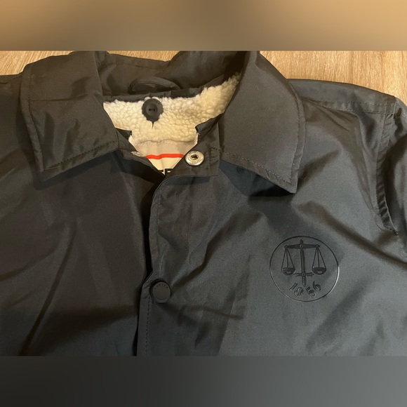 NWT Hunter Men’s Shell Jacket With Sherpa Fleece Lining Black Size Small - Picture 3 of 12